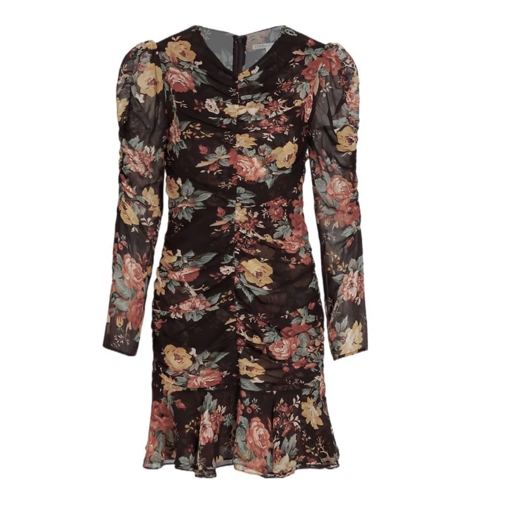 Veronica Beard Silk Hedera Silk Long Sleeve Dress size 00 NWT